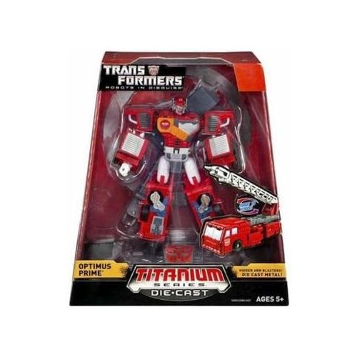 해즈브로 Hasbro Titanium Series Transformers 6 Inch Metal Cybertron Optimus Prime