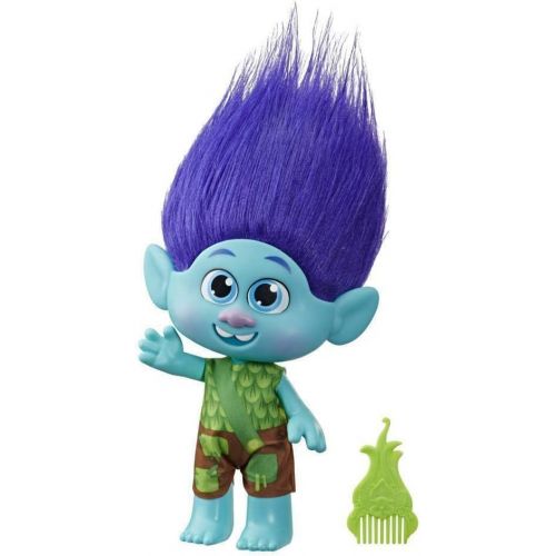 해즈브로 Hasbro DreamWorks Trolls World Tour Small Branch Doll with Removable Outfit and Comb, Toy for Girls from 4 Years