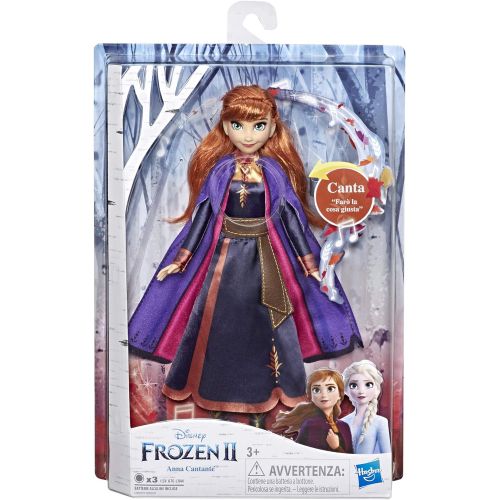 해즈브로 Hasbro Cantante Disney Anna Singer Dolls with Purple Dress Inspired by Frozen 2 Movie Multicoloured E6853IC0