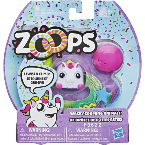 해즈브로 Hasbro Zoops Electronic Twisting Zooming Climbing Toy Rainbow Unicorn Pet Toy for Kids 5 and Up