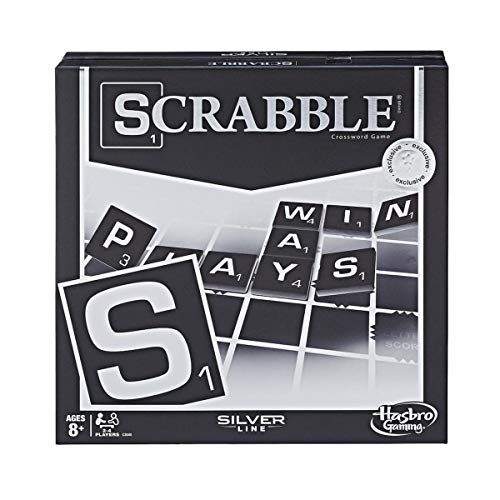 해즈브로 Hasbro Scrabble Silver Line Edition Board Game