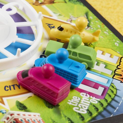 해즈브로 Hasbro Gaming The Game of Life Junior Board Game for Kids Ages 5 and Up, Game for 2-4 Players