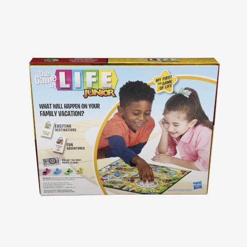 해즈브로 Hasbro Gaming The Game of Life Junior Board Game for Kids Ages 5 and Up, Game for 2-4 Players