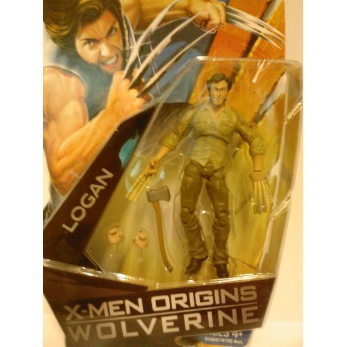 해즈브로 X-Men Origins Wolverine Movie Series 3 3/4 Inch Action Figure Logan with Bone Claws by Hasbro