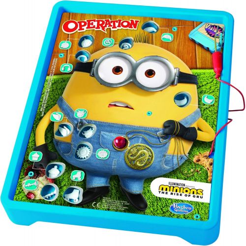 해즈브로 Hasbro Gaming Operation Game: Minions: The Rise of Gru Edition Board Game for Kids Ages 6 and Up; Classic Operation Gameplay; for 1 or More Players