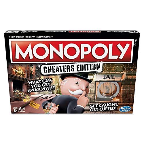 해즈브로 Hasbro Gaming Monopoly Game: Cheaters Edition Board Game Ages 8 and Up