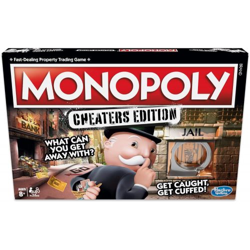 해즈브로 Hasbro Gaming Monopoly Game: Cheaters Edition Board Game Ages 8 and Up
