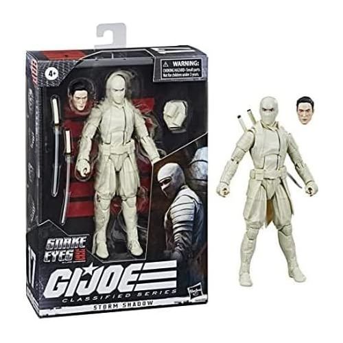 해즈브로 Hasbro G.I. Joe Classified Series 6-Inch Storm Shadow and Snake Eyes Action Figure Bundle (2 Items)