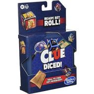 Hasbro Gaming Clue Diced Game, Easy to Learn Game, Quick Game, Portable Travel Game, Travel Game, Family Board Game, Fast Game for Kids Ages 8 and Up