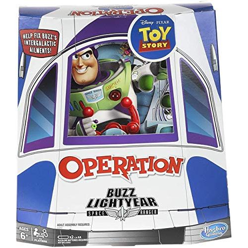 해즈브로 Hasbro Gaming Operation: Disney/Pixar Toy Story Buzz Lightyear Board Game for Kids Ages 6 & Up