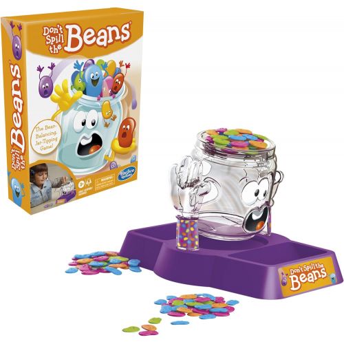 해즈브로 Hasbro Gaming Dont Spill The Beans, Easy and Fun Preschool Game for Kids Ages 3 and Up, for 2 Players