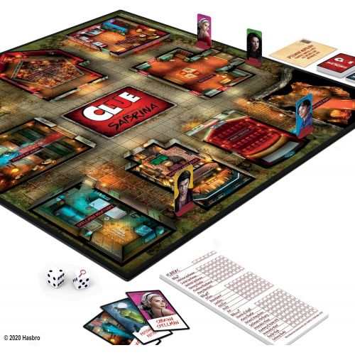 해즈브로 Hasbro Gaming Clue: Chilling Adventures of Sabrina Edition Board Game, Inspired by The Hit Series, Mystery Board Game for Kids Ages 14 and Up (Amazon Exclusive)