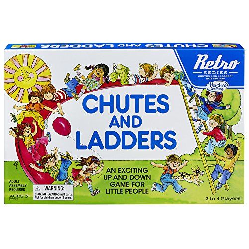 해즈브로 Hasbro Gaming Chutes and Ladders Game: Retro Series 1978 Edition