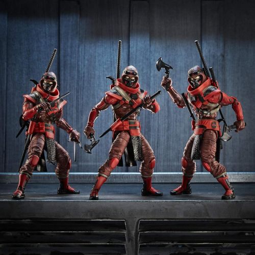 해즈브로 Hasbro G.I. Joe Classified Series Red Ninja Action Figure 08 Collectible Premium Toy with Multiple Accessories 6-Inch Scale with Custom Package Art