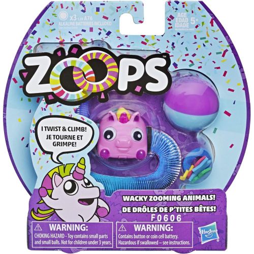 해즈브로 Hasbro Zoops Electronic Twisting Zooming Climbing Toy Party Unicorn Pet Toy for Kids 5 & Up