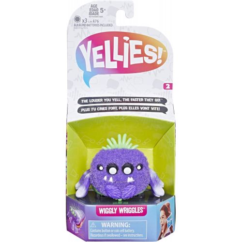 해즈브로 Hasbro Yellies! Wiggly Wriggles; Voice-Activated Spider Pet; Ages 5 & Up