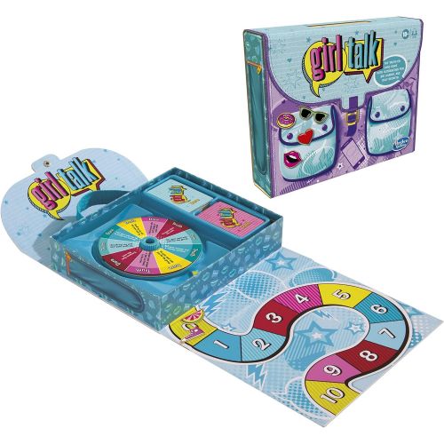 해즈브로 Hasbro Gaming Girl Talk Truth or Dare? Board Game for Teens and Tweens, Inspired by The Original 1980s Edition, Ages 10 and Up, for 2-10 Players