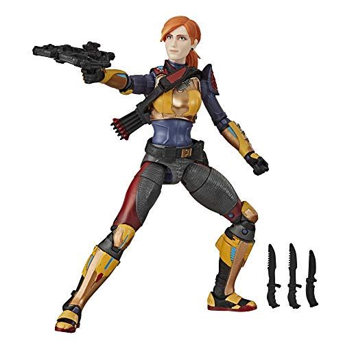 해즈브로 Hasbro G.I. Joe Classified Series Scarlett Action Figure Collectible 05 Premium Toy with Multiple Accessories 6-Inch Scale with Custom Package Art (Deco May Vary)