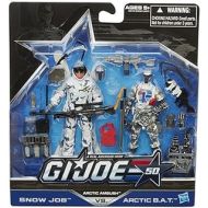 Hasbro G.I. Joe, 50th Anniversary Action Figure Set, Arctic Ambush [Snow Job vs. Arctic BAT], 3.75 Inches