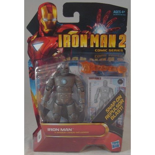 해즈브로 Hasbro Marvel Iron Man 2 Movie 3 3/4 Comic Series Iron Man Action Figure