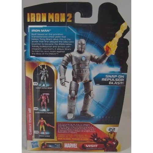 해즈브로 Hasbro Marvel Iron Man 2 Movie 3 3/4 Comic Series Iron Man Action Figure