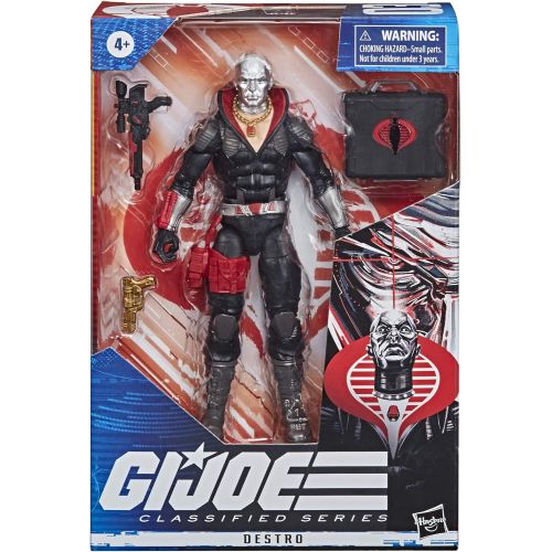 해즈브로 Hasbro G.I. Joe Classified Series Destro Action Figure 03 Collectible Premium Toy with Multiple Accessories 6-Inch Scale with Custom Package Art