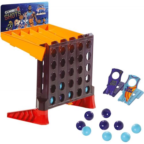 해즈브로 Hasbro Gaming Connect 4 Shots: Space Jam A New Legacy Edition Game, Inspired by The Movie with Lebron James, Fast-Action Game for Kids Ages 8 and Up , Blue