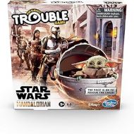 Hasbro Gaming Trouble: Star Wars The Mandalorian Edition Board Game for Kids Ages 5 and Up