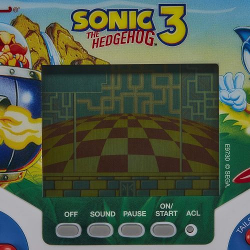 해즈브로 Hasbro Gaming Tiger Electronics Sonic The Hedgehog 3 Electronic LCD Video Game, Retro-Inspired Edition, Handheld 1-Player Game, Ages 8 and Up