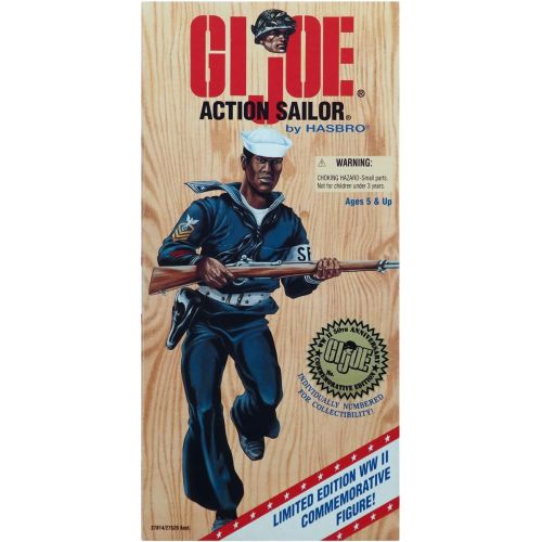 해즈브로 Hasbro G.I. Joe African American Action Sailor World War II Commemorative 12-inch Action Figure