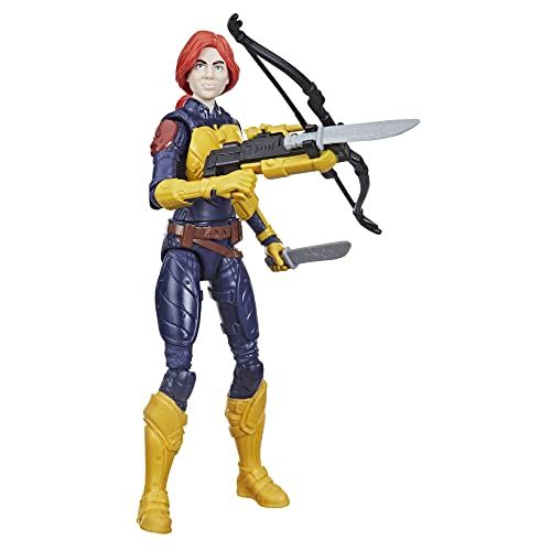 해즈브로 Hasbro Snake Eyes: G.I. Joe Origins Scarlett Action Figure Collectible Toy with Action Feature and Accessories, Toys for Kids Ages 4 and Up