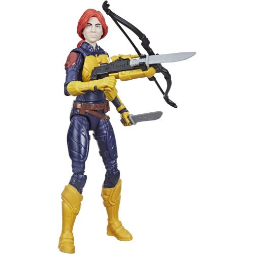 해즈브로 Hasbro Snake Eyes: G.I. Joe Origins Scarlett Action Figure Collectible Toy with Action Feature and Accessories, Toys for Kids Ages 4 and Up