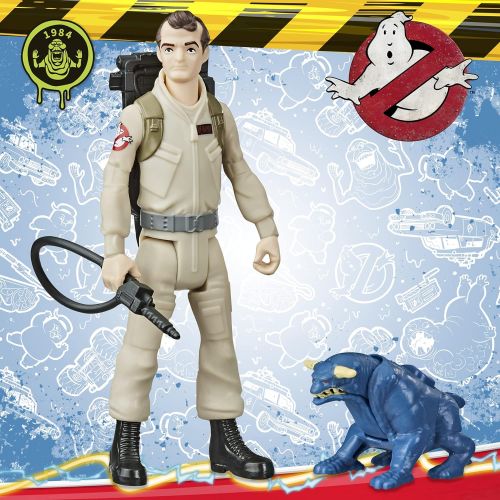 해즈브로 Hasbro Ghostbusters Fright Features Peter Venkman Figure with Interactive Terror Dog Figure and Accessory, Toys for Kids Ages 4 and Up