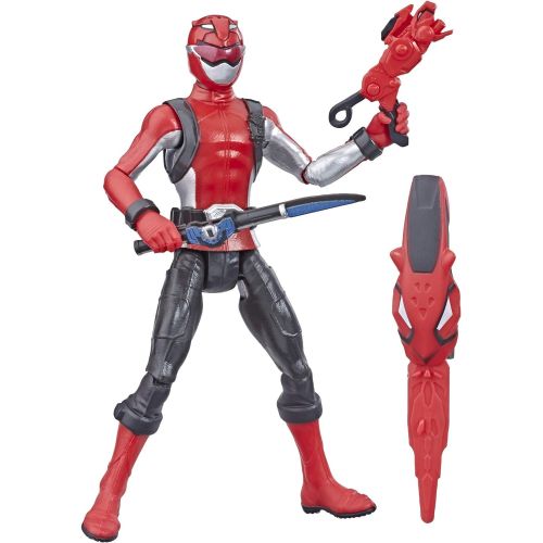 해즈브로 Hasbro Power Rangers Beast Morphers Red Ranger 6 Action Figure Toy Inspired by The Power Rangers TV Show