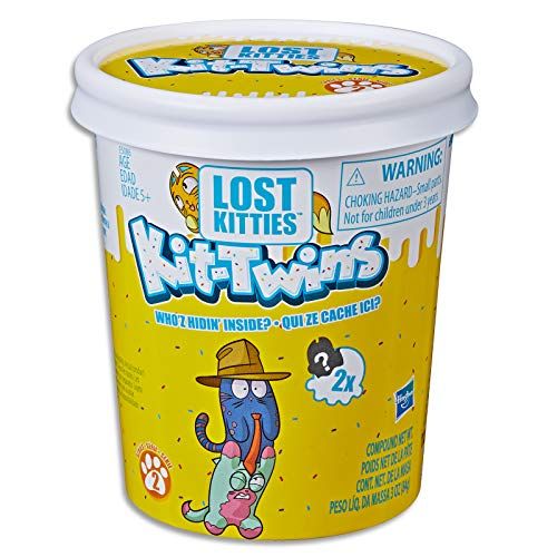 해즈브로 Hasbro Lost Kitties Kit-Twins Toy, 36 Pairs to Collect, Ages 5 & Up, Brown