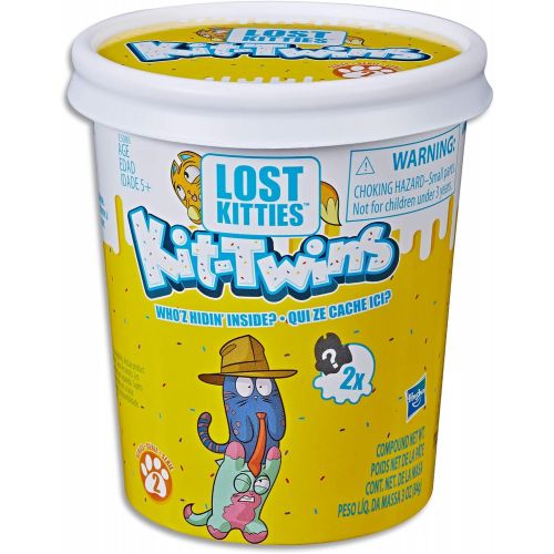 해즈브로 Hasbro Lost Kitties Kit-Twins Toy, 36 Pairs to Collect, Ages 5 & Up, Brown