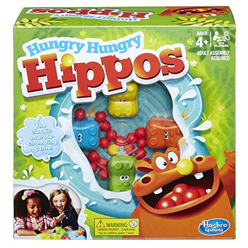 해즈브로 Hasbro Gaming Elefun & Friends Hungry Hungry Hippos Game