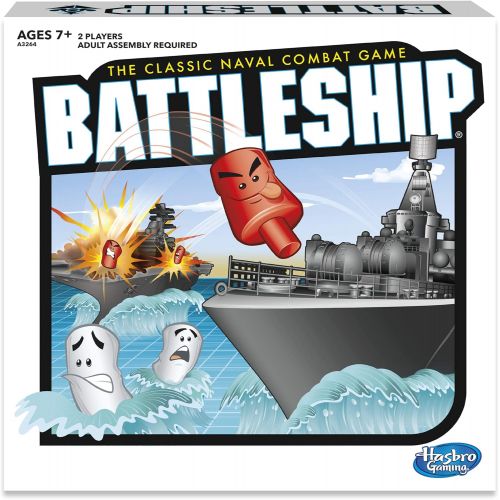 해즈브로 Hasbro Gaming: Battleship Classic Board Game Strategy Game Ages 7 and Up For 2 Players