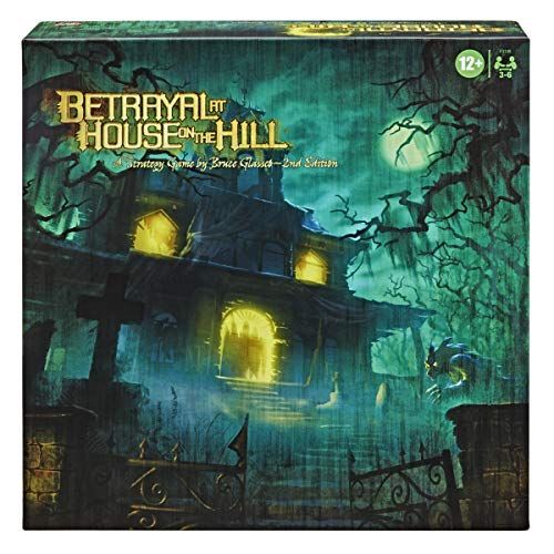해즈브로 Hasbro Gaming Avalon Hill Betrayal at The House on The Hill Second Edition Cooperative Board Game, Ages 12 and Up, 3-6 Players, 50 Chilling Scenarios