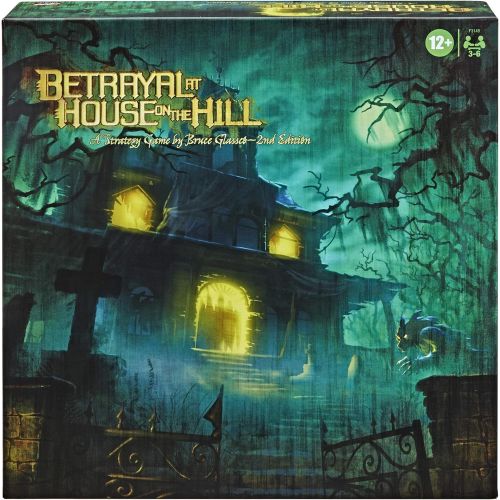 해즈브로 Hasbro Gaming Avalon Hill Betrayal at The House on The Hill Second Edition Cooperative Board Game, Ages 12 and Up, 3-6 Players, 50 Chilling Scenarios