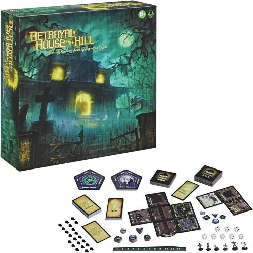 해즈브로 Hasbro Gaming Avalon Hill Betrayal at The House on The Hill Second Edition Cooperative Board Game, Ages 12 and Up, 3-6 Players, 50 Chilling Scenarios