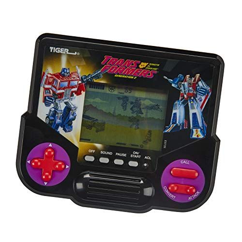 해즈브로 Hasbro Gaming Tiger Electronics Transformers Robots in Disguise Generation 2 Electronic LCD Video Game Retro-Inspired 1 Player Handheld Game Ages 8 and Up