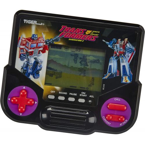 해즈브로 Hasbro Gaming Tiger Electronics Transformers Robots in Disguise Generation 2 Electronic LCD Video Game Retro-Inspired 1 Player Handheld Game Ages 8 and Up