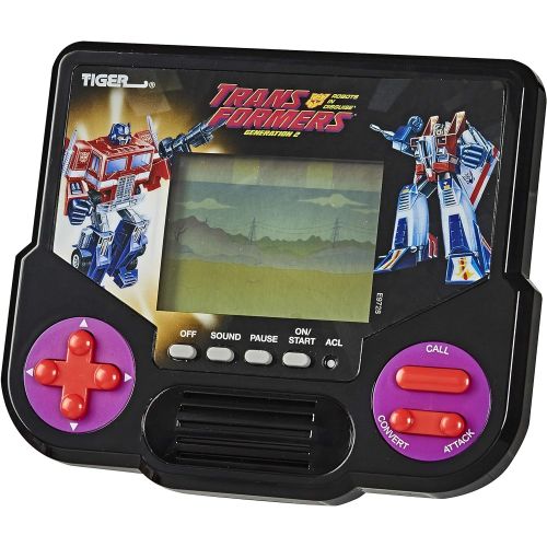 해즈브로 Hasbro Gaming Tiger Electronics Transformers Robots in Disguise Generation 2 Electronic LCD Video Game Retro-Inspired 1 Player Handheld Game Ages 8 and Up