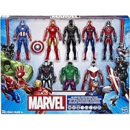 Hasbro Marvel Avengers Action Figures - Iron Man, Hulk, Black Panther, Captain America, Spider Man, Ant Man, War Machine & Falcon! (8 Action Figures)