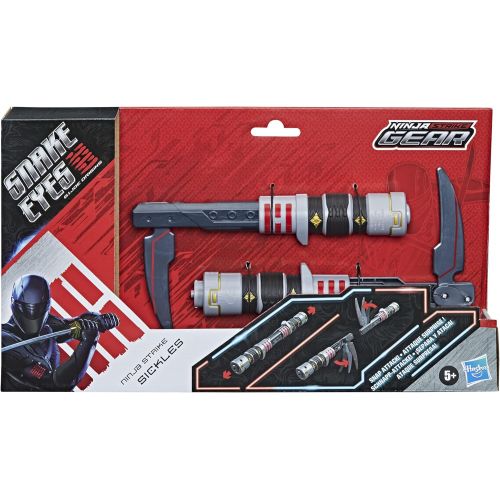 해즈브로 Hasbro Snake Eyes: G.I. Joe Origins Ninja Strike Gear Ninja Strike Sickles with Snap Attack Action Feature, Roleplay Toys for Kids Ages 5 and Up