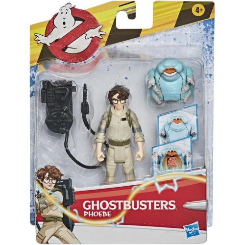 해즈브로 Hasbro Ghostbusters Fright Features Phoebe Figure with Interactive Ghost Figure and Accessory, Toys for Kids Ages 4 and Up, Great Gift for Kids