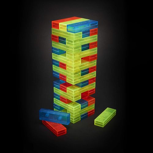 해즈브로 Hasbro Jenga Neon Pop Building Blocks Tumbling Tower Game