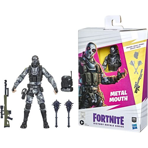 해즈브로 Hasbro Fortnite Victory Royale Series Metal Mouth Collectible Action Figure with Accessories - Ages 8 and Up, 6-inch