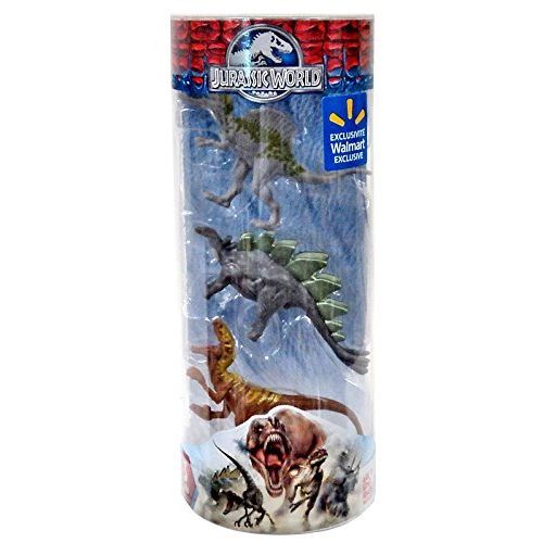 해즈브로 Hasbro Jurassic World Dinos Spinosaurus, Stegosaurus & Velociraptor Exclusive 3 Mini Figure 3-Pack